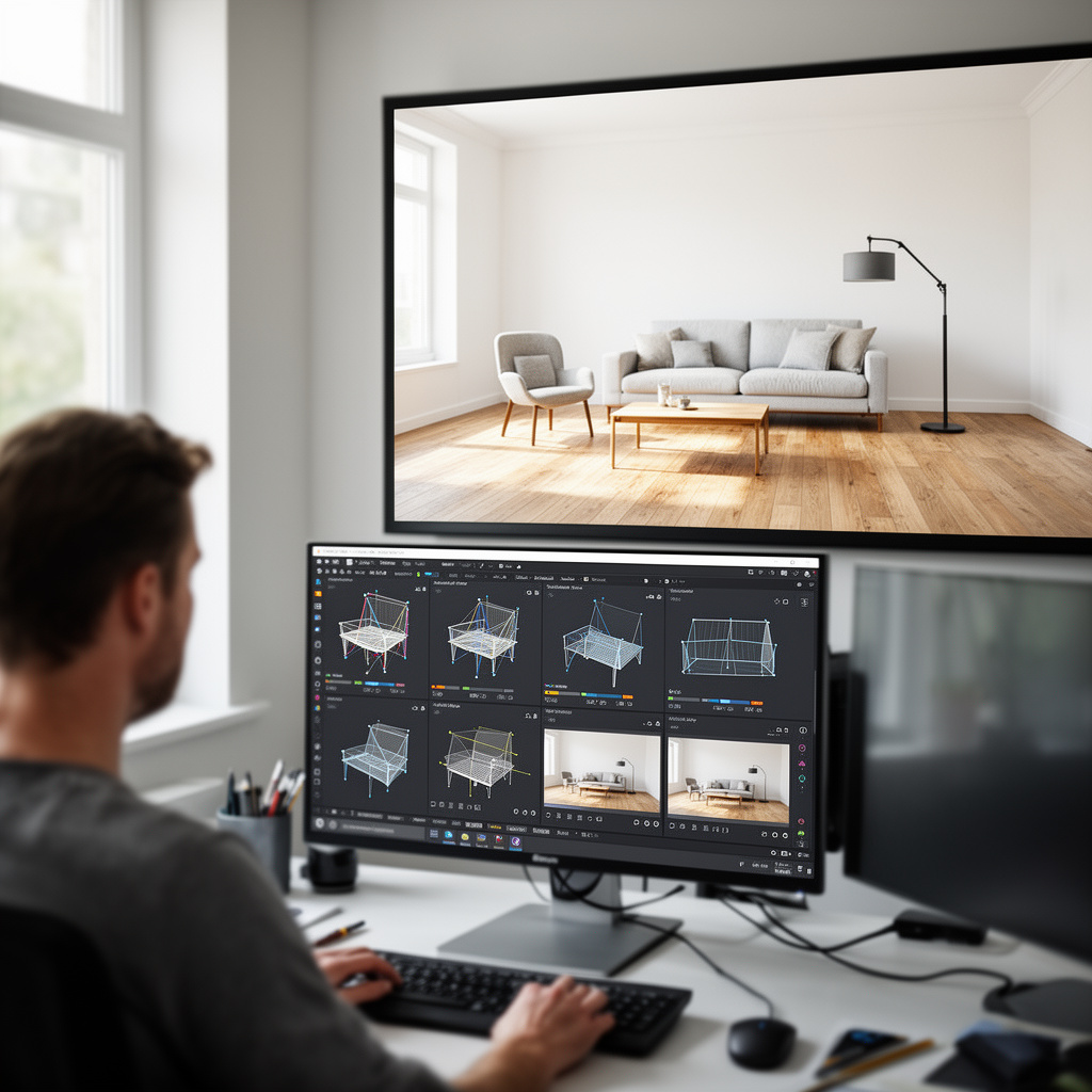 Нейросети для дизайна интерьера: как виртуально расставить мебель за 5 минут