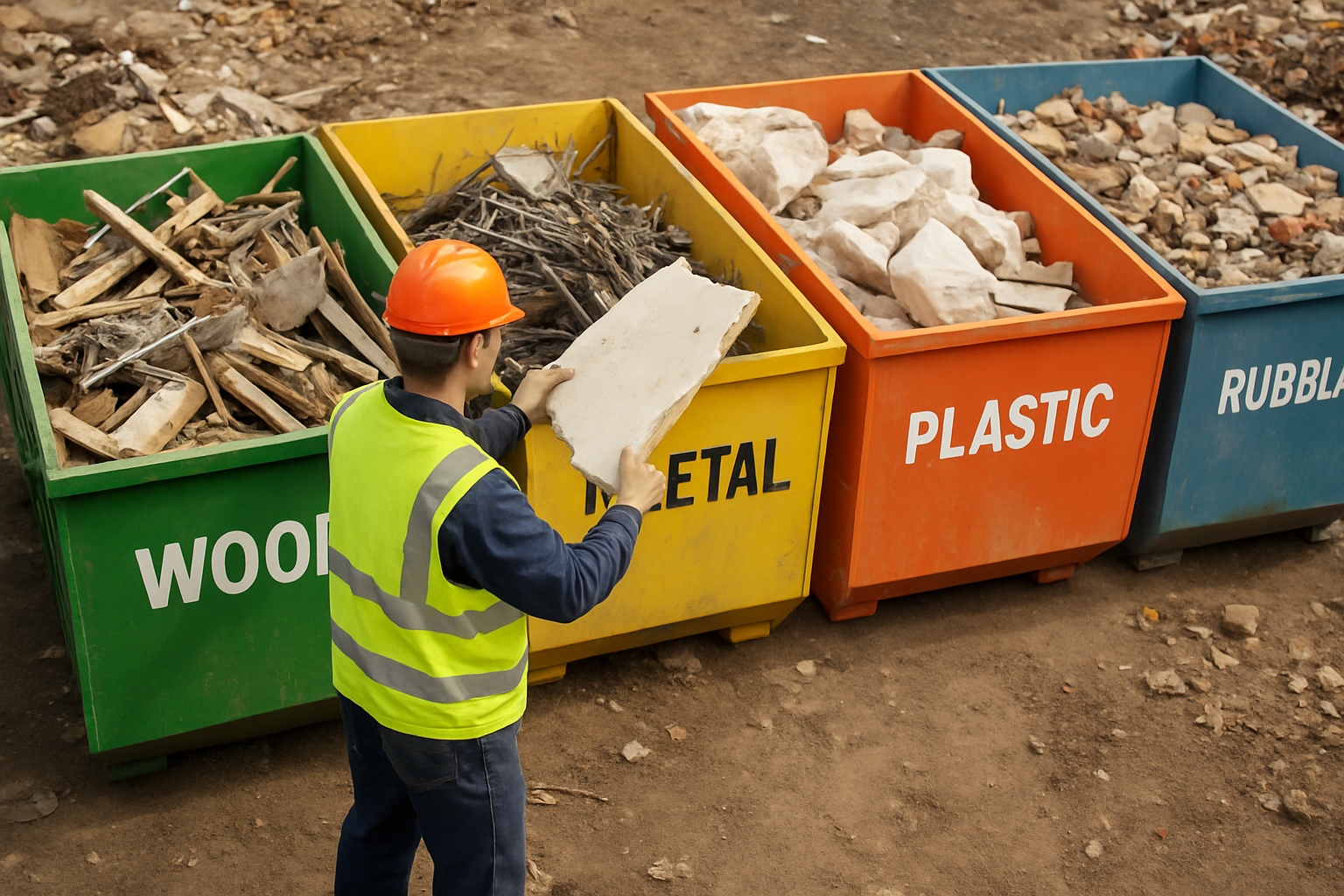 Сортировка строительного мусора