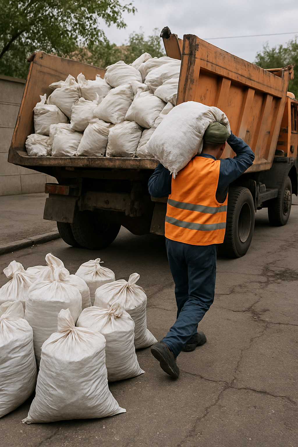 Вывоз строительных отходов